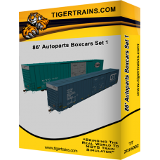 86' Autoparts Boxcar Set 1