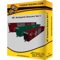 86' Autoparts Boxcar Set 3