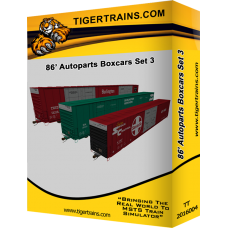 86' Autoparts Boxcar Set 3