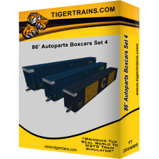 86' Autoparts Boxcar Set 4