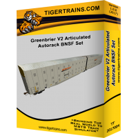 Greenbriers Articulated Autoracks V2 BNSF Set
