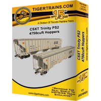 CSXT PS2 4750cuft Hopper Set