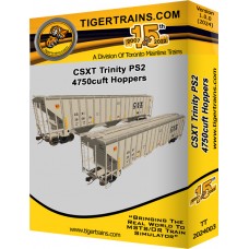 CSXT PS2 4750cuft Hopper Set