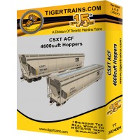 CSXT ACF 4600cuft Hopper Set