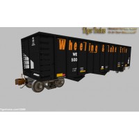 Wheeling & Lake Erie 3 Bay Coal Hoppers Wheeling & Lake Erie 3 Bay Coal Hoppers