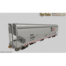 SOO Line Version #1 NSC 5300cuft Grain Hoppers