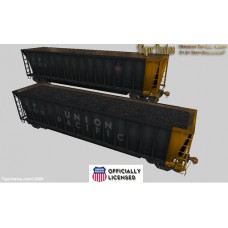 Bathtub Coal Gondola's Union Pacific