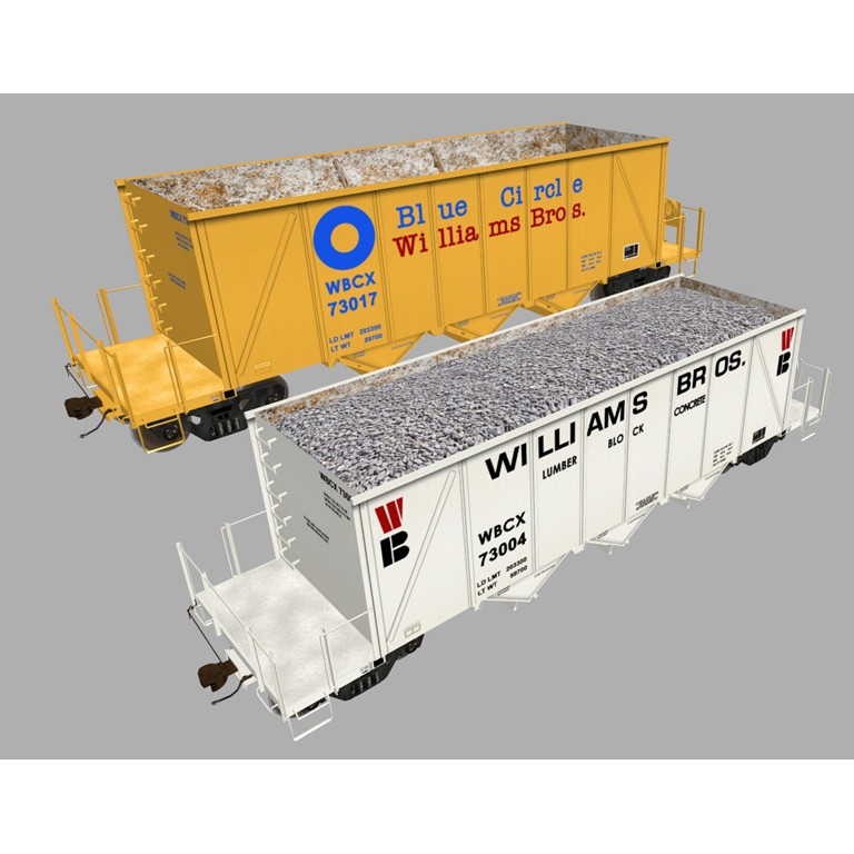 Ortner 3 Bay Aggregate Car Set 3