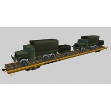 Military Flat Cars Set #2