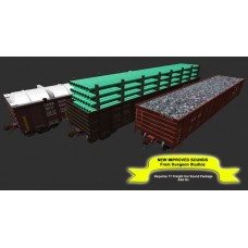 Canadian National 52' Gondola Set #1