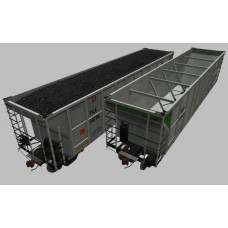 Trinity Green Long Door Coal Hoppers