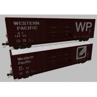 Western Pacific Boxcar Set