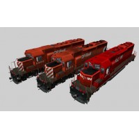 Canadian Pacific SD40 Pack #1